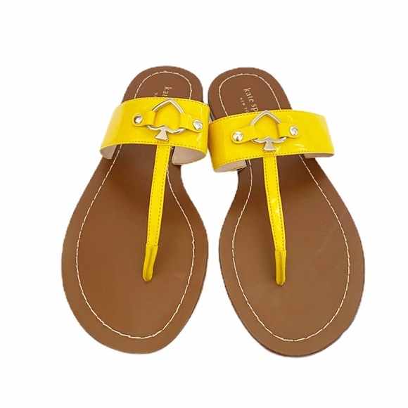kate spade Shoes - Kate Spade Camila Sandals Thongs Yellow 8
